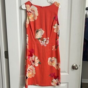 Alyx Coral Floral Midi Dress